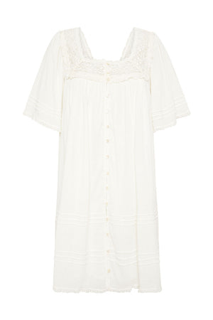 Cassie Lace Mini Dress - White