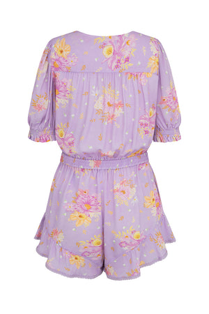 Lei Lei Romper - Lavender Floral