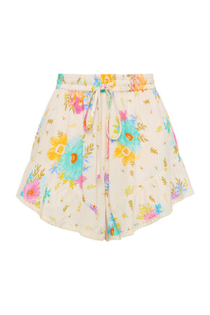 Lei Lei Shorts - Cream Floral