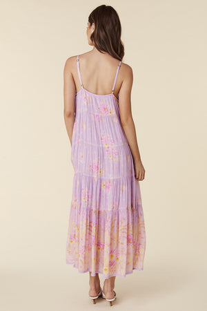 Lei Lei Strappy Dress - Lavender Floral