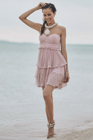 Spell Designs Mira Bustier Rara Dress - Rose