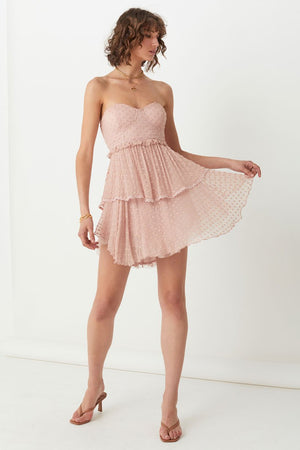 Spell Designs Mira Bustier Rara Dress - Rose