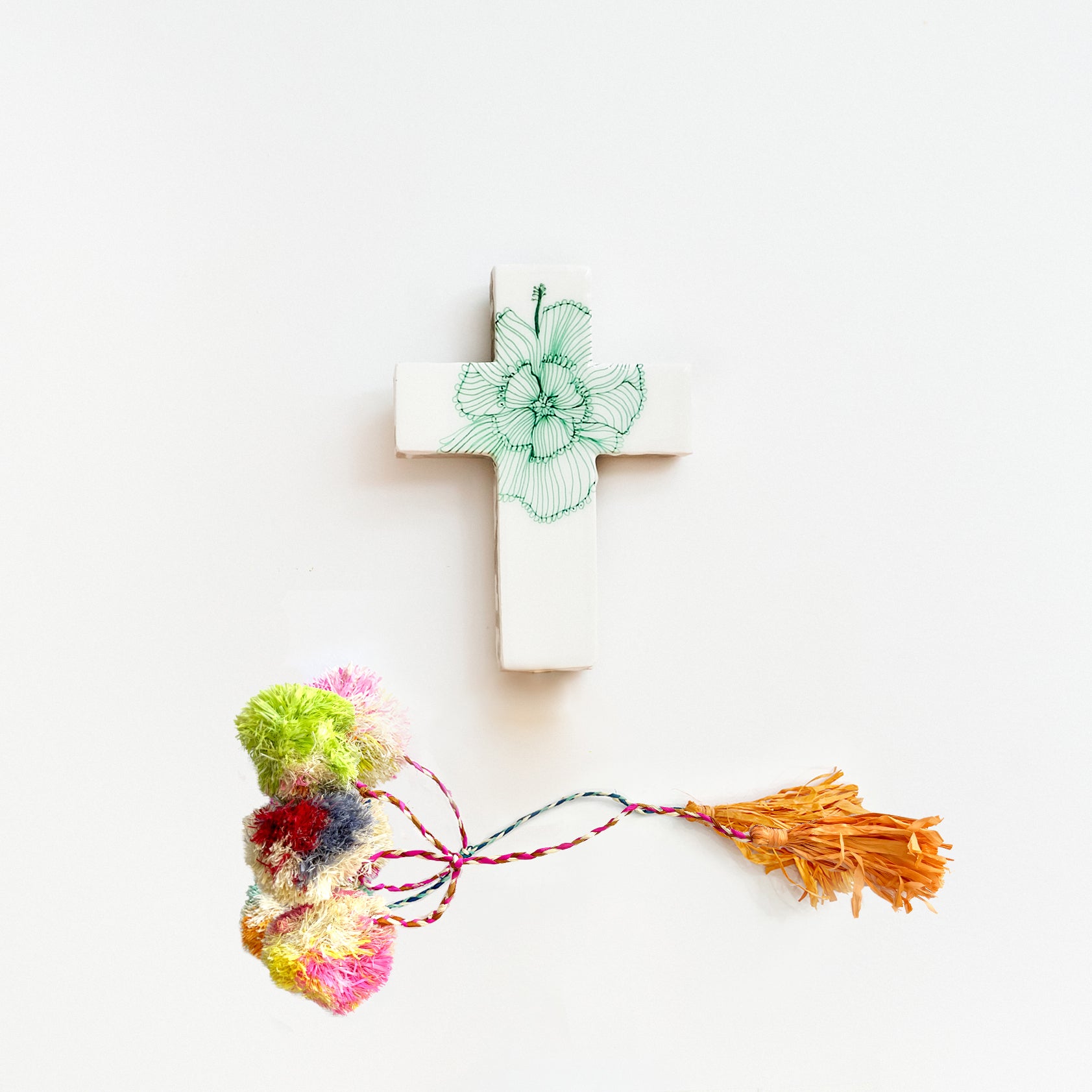 Nightflower Mini Cross (Green)